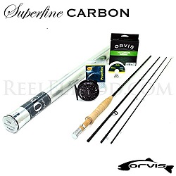 Orvis Superfine Carbon Fly Rod Outfit - Best Fast Action Fly Fishing Rod